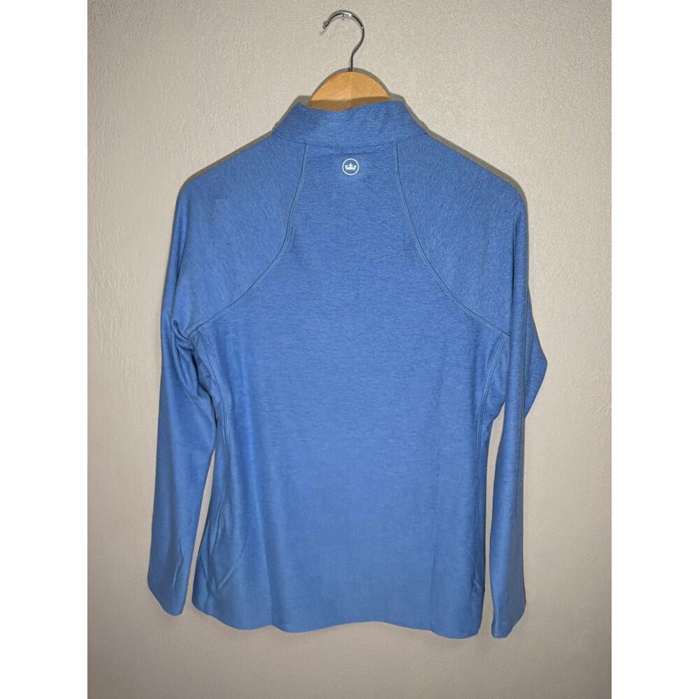 Peter Millar women's performance blue quarter-zip pullover SZ M - Picture 2 of 7